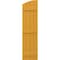 Ekena Millwork Americraft 4-Board (3 Batten) Wood Joined Board-n-Batten Shutters w/Ellipt Top, ARW401BE414X77TUH, PR ARW401BE414X77TUH - alternate 5